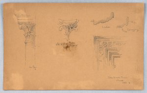 Arkitektoniske detaljer i Venezia av Arnold William Brunner