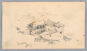 Gårdsplass, Granada av Arnold William Brunner