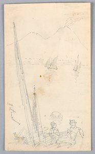 Siste glimt av Vesuv av Arnold William Brunner