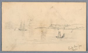 Point Levi fra båt av Arnold William Brunner
