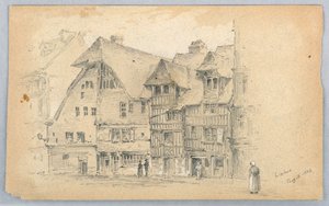 Skisse av Lisieux av Arnold William Brunner