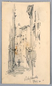 Gate i Villefranche av Arnold William Brunner