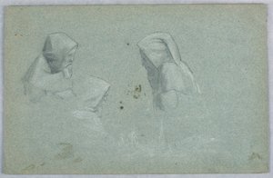 Tre studier av mennesket i en vane av Arnold William Brunner
