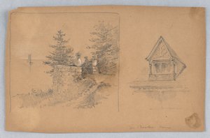 To skisser av Mr. Bowles hjem av Arnold William Brunner