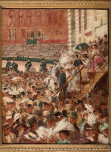 The Palio of Siena (olje på lerret)