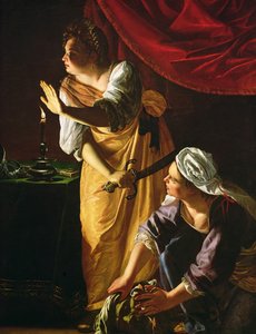 Judith og tjenestepike med sjefen for Holofernes, ca. 1625