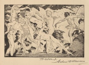 Av Caliban av Arthur B. Davies