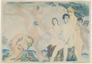 Slipp ved portene av Arthur B. Davies
