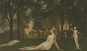 Corridor of Summer, ca. 1910 (olje på lerret) av Arthur Bowen Davies