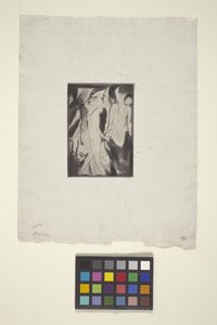 Ecstasy (tørrpunkt) av Arthur Bowen Davies