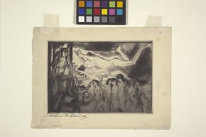 Guiding Spirit (etsing og rulett) av Arthur Bowen Davies