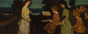 Music in the Fields av Arthur Bowen Davies