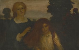 Rose to Rose, ca. 1890-1900 av Arthur Bowen Davies
