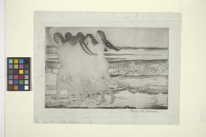 Sea Maidens (etsing og akvatint) av Arthur Bowen Davies