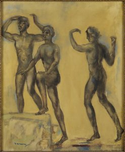 Der Morgenstern geht auf av Arthur Bowen Davies