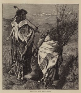 Hiawatha og Minne-ha-ha av Arthur Boyd Houghton