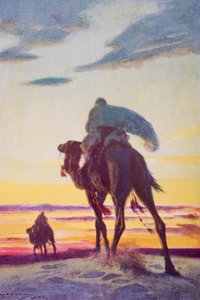 The Flight of Muhammad to Medina, illustrasjon fra 