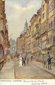 Forsvunnet London - Hollywell Street, Strand, revet 1902-3