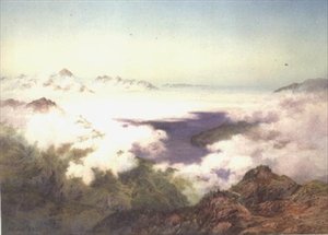 Tidlig morgen fra Schynegge Platte, Sveits av Arthur Croft