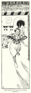 Løp før for å gi sin mester advarsel (gravering) av Arthur David McCormick
