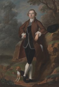 William Farington fra Shawe Hall, Lancashire av Arthur Devis