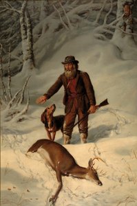 Kaptein Parker, Still Hunting in the Snow, 1881