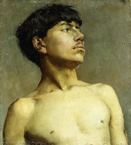 Portrett av Xavier Martinez av Arthur Frank Mathews
