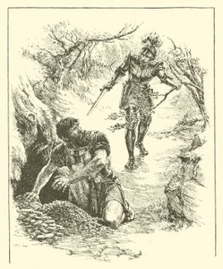 Sir Guyon, The Realm of Pluto (gravering) av Arthur George Walker