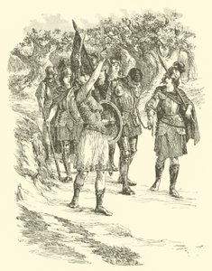 The Adventures of Sir Artegall, Queen Of The Amazons (gravering) av Arthur George Walker