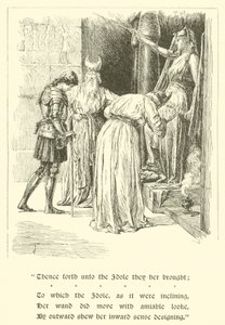 The Adventures of Sir Artegall, Radigund And Britomart (gravering)