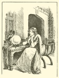 The Legend of Britomart, Britomart And The Magic Mirror (gravering)