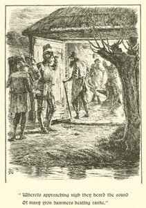 The Legend of Britomart, The House of Care (gravering) av Arthur George Walker