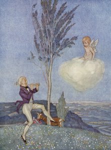 Piping ned dalene vilt (farge litho)