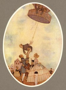 "Monstre" ballongen (farge litho) av Arthur George Watts