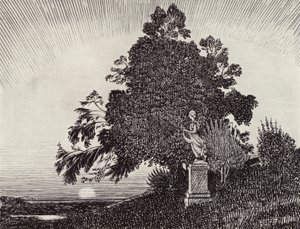 Var det en visjon eller en våken drøm? (litho) av Arthur George Watts