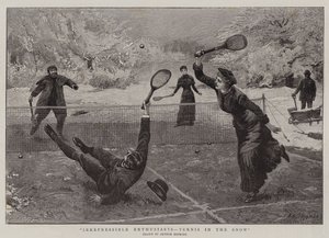 Irrepressible entusiaster, Tennis i snøen