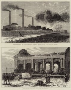Eksplosjonen av rakettfabrikken ved Woolwich Arsenal