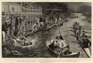 Oxford Summer Eights, A Scene on the River etter Last Evening