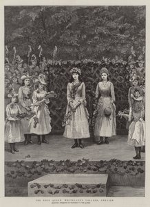 Rose Queen Whitelands College, Chelsea av Arthur Hopkins