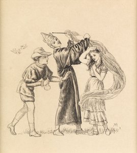 Handsome er som Handsome Does, 1871 av Arthur Hughes