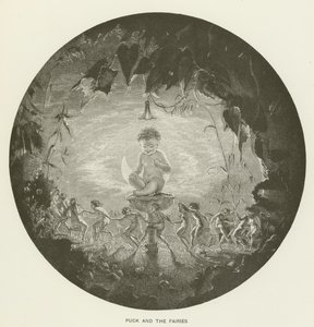 Puck og feene av Arthur Hughes