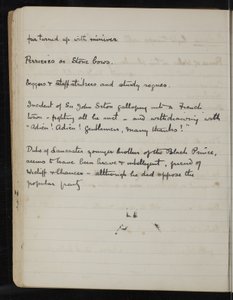 Side fra en notatbok for The White Company, The Newberry Library Vault Folio Case MS 5116 no. 2 av Arthur Ignatius Conan Doyle