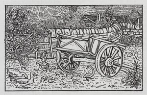 HC Andersen: Den stygge andungen (litho)