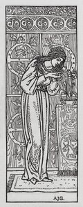 Hans Christian Andersen: Tommelise (litho)