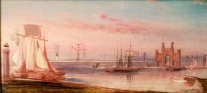 Earl Grey Dock, med skipet 