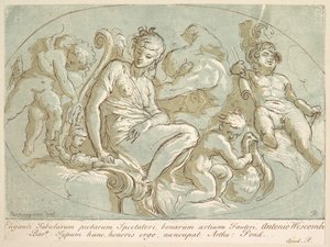 Venus omgitt av Putti, ca. 1735.
