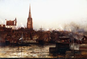 Treenighet fra elven, 1880 av Arthur Quartley