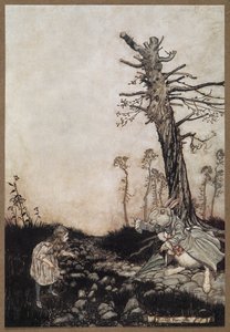 Alice og den hvite kaninen av Arthur Rackham