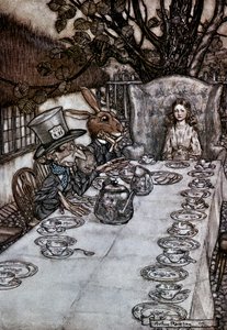 Alice i Eventyrland, 1917 av Arthur Rackham
