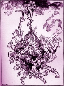 "Hop-Frog" av Edgar Allan Poe av Arthur Rackham
